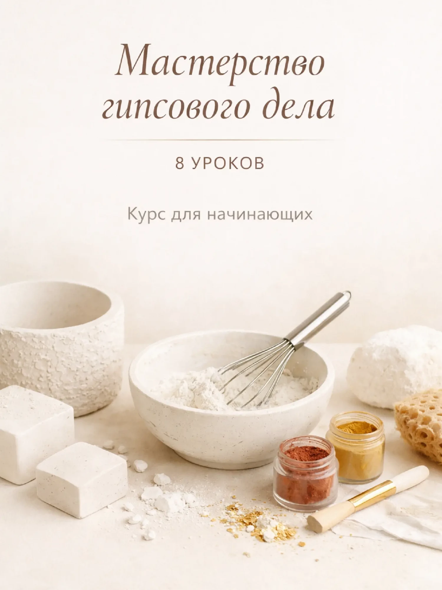 Курс Мастерство гипсового дела — Базовый